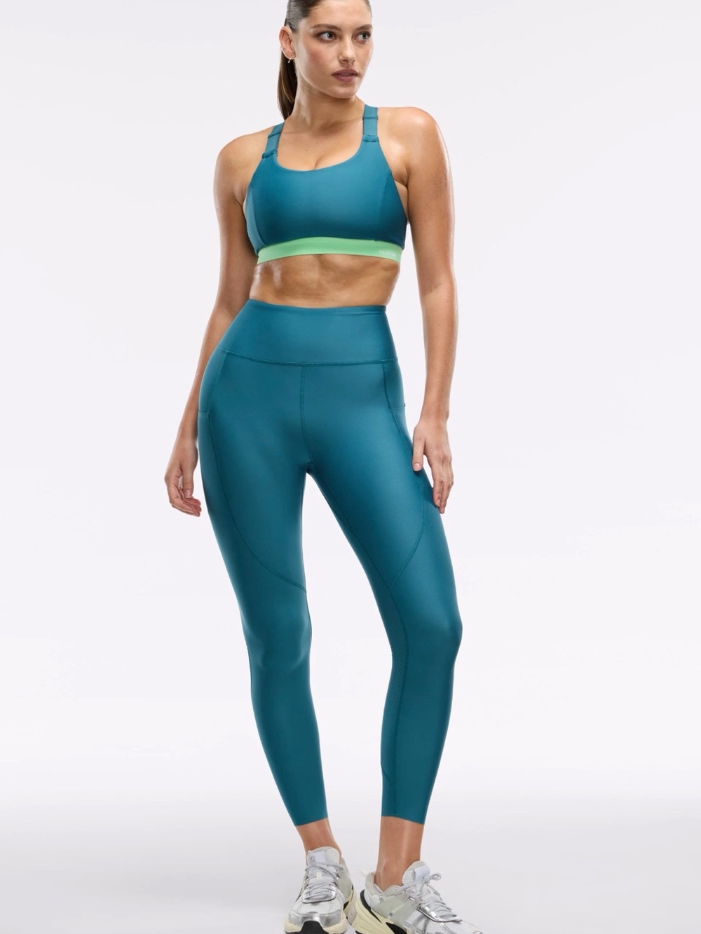 Peloton NWT XL PaceForm Performance Pocket Tight 25” Teal